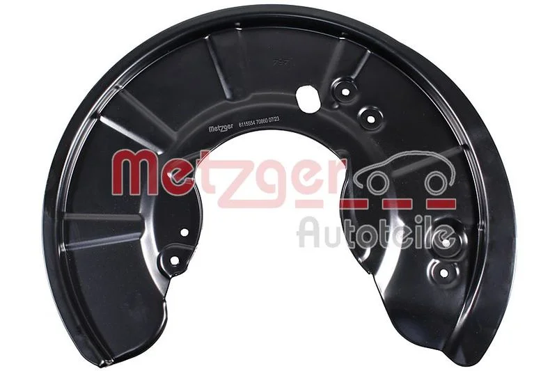 Відбивач, гальмівний диск METZGER 6115554