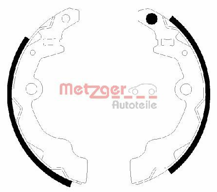 Комплект гальмівних колодок METZGER MG 943