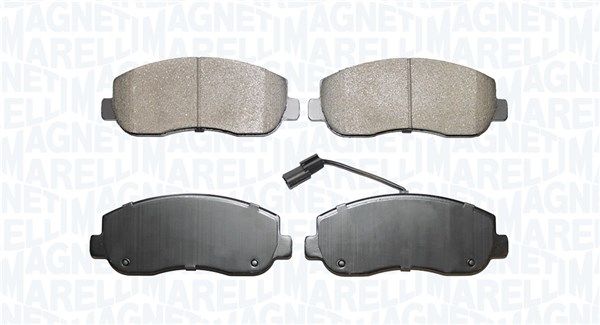 Brake Pad Set, disc brake MAGNETI MARELLI 363916061129