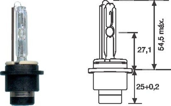 Lâmpada, farol de busca MAGNETI MARELLI 002541100000