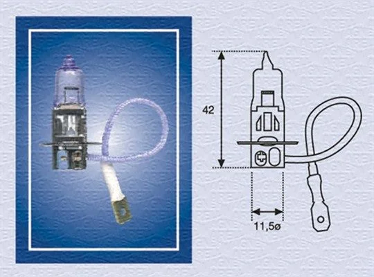 Лампа розжарювання, протитуманна фара MAGNETI MARELLI 002554100000