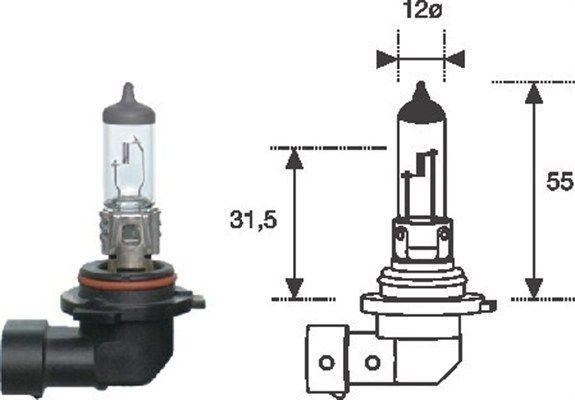 Bulb, spotlight MAGNETI MARELLI 002577300000