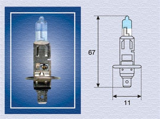 Lemputė, prožektorius MAGNETI MARELLI 002587100000