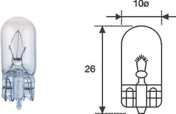 Bulb, direction indicator MAGNETI MARELLI 003821100000