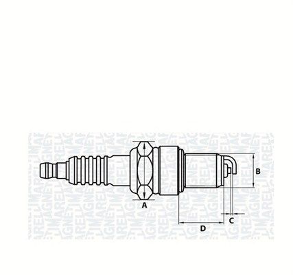 Uždegimo žvakė MAGNETI MARELLI 062000770304
