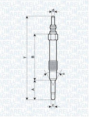 Kaitinimo žvakė MAGNETI MARELLI 062900014304