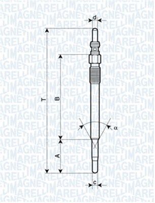 Свічка розжарювання MAGNETI MARELLI 062900029304