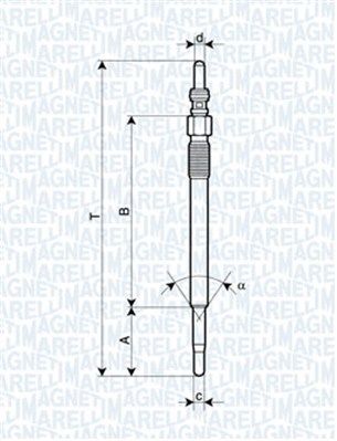 Kaitinimo žvakė MAGNETI MARELLI 062900048304