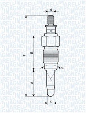 Glow Plug MAGNETI MARELLI 062900056304