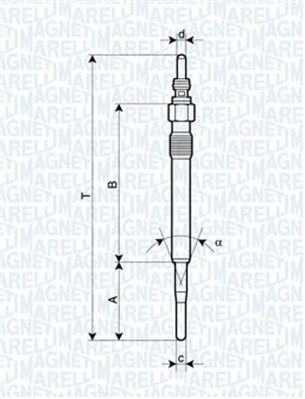 Glow Plug MAGNETI MARELLI 062900058304