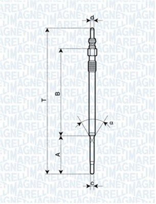 Glow Plug MAGNETI MARELLI 062900060304