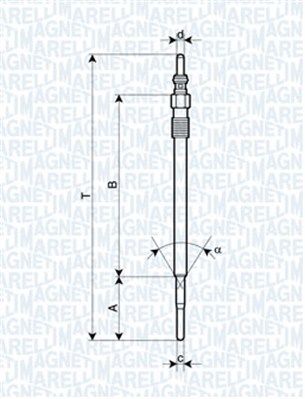 Glow Plug MAGNETI MARELLI 062900070304