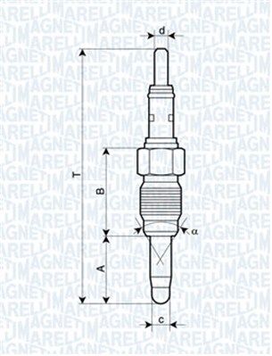 Kaitinimo žvakė MAGNETI MARELLI 062900083304