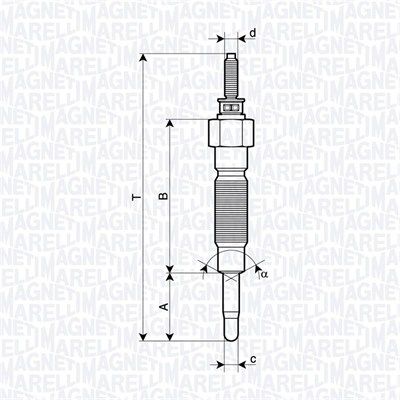 Glow Plug MAGNETI MARELLI 062900132304