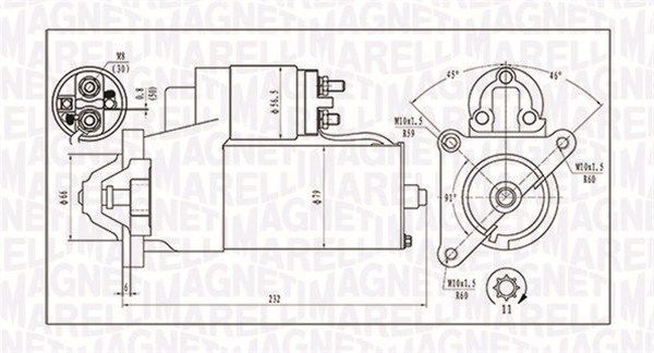 Starteris MAGNETI MARELLI 063720373010