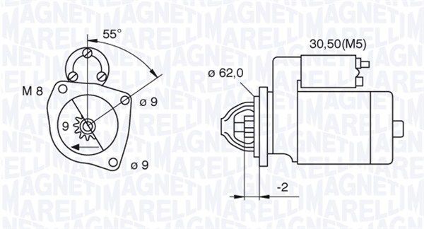 Стартер MAGNETI MARELLI 063720390010