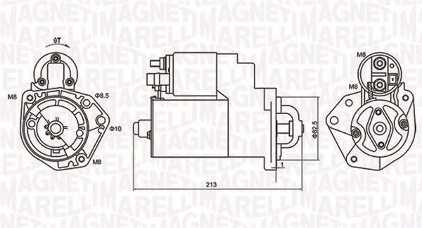 Starteris MAGNETI MARELLI 063720880010