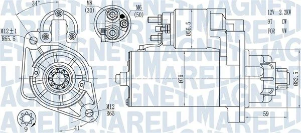Starter MAGNETI MARELLI 063721378010