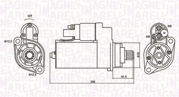 Starteris MAGNETI MARELLI 063721405010