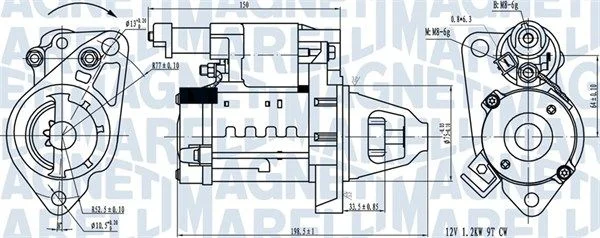 Starter MAGNETI MARELLI 063721642610