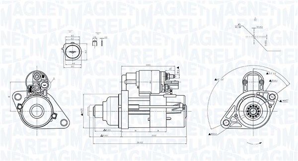 Starteris MAGNETI MARELLI 063725634010