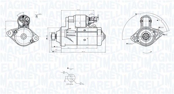 Starter MAGNETI MARELLI 063726156010