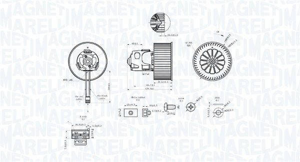 Vidaus pūtiklis MAGNETI MARELLI 069412344010