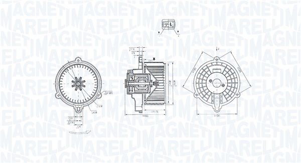 Компресор салону MAGNETI MARELLI 069412384010