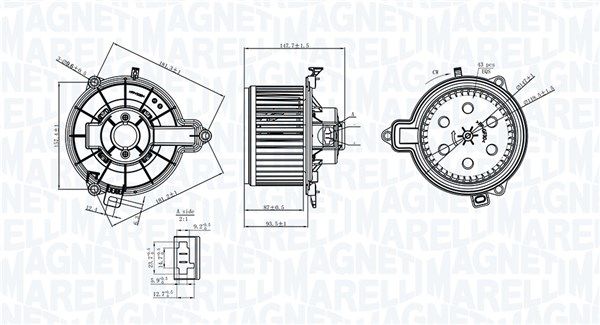 Vidaus pūtiklis MAGNETI MARELLI 069412733010