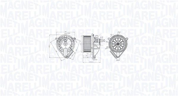 Interior Blower MAGNETI MARELLI 069412764010