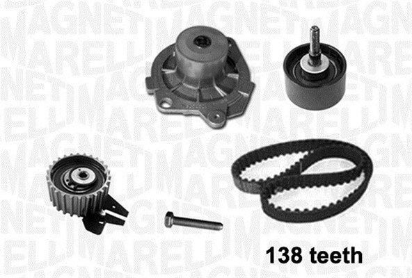 Water Pump & Timing Belt Kit MAGNETI MARELLI 341403980001