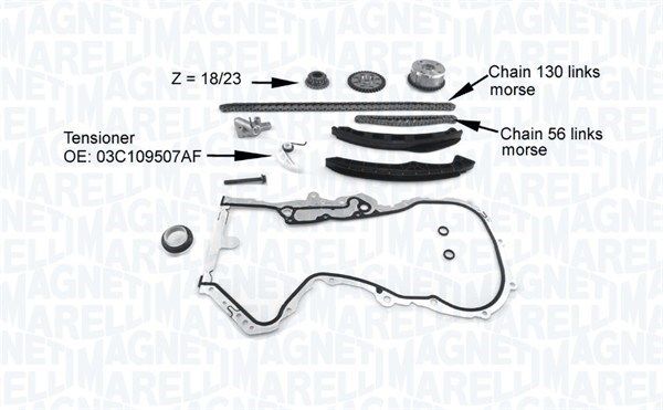 Paskirstymo grandinės komplektas MAGNETI MARELLI 341500001200