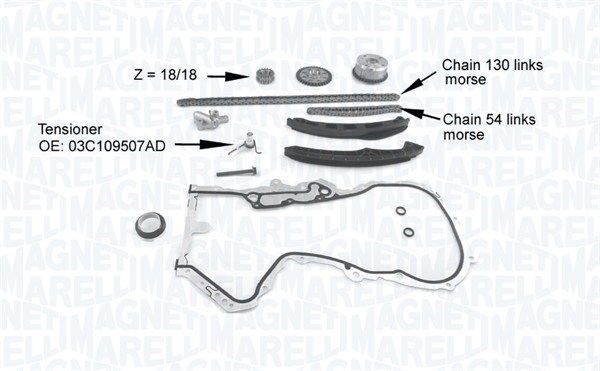 Timing Chain Kit MAGNETI MARELLI 341500001210