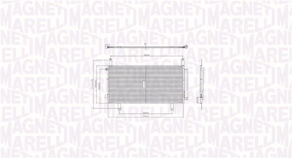 Kondensatorius, oro kondicionierius MAGNETI MARELLI 350203105100