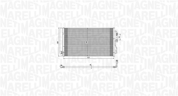 Kondensatorius, oro kondicionierius MAGNETI MARELLI 350203751000