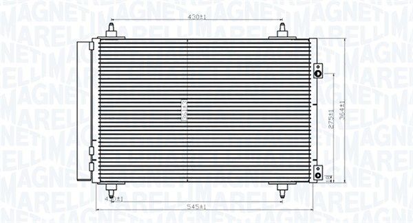 Kondensatorius, oro kondicionierius MAGNETI MARELLI 350203820000