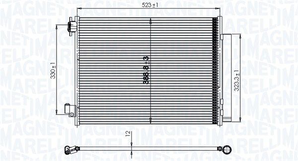 Kondensatorius, oro kondicionierius MAGNETI MARELLI 350203823000