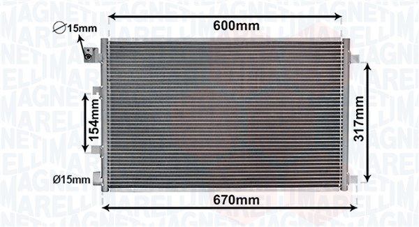 Kondensatorius, oro kondicionierius MAGNETI MARELLI 350203879000