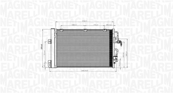 Kondensatorius, oro kondicionierius MAGNETI MARELLI 350203900000