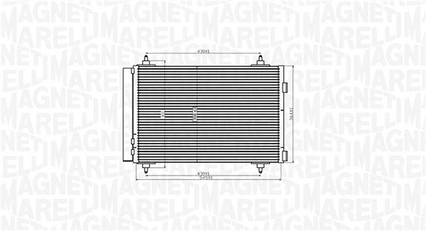 Kondensatorius, oro kondicionierius MAGNETI MARELLI 350203916000