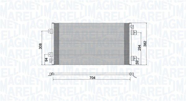 Kondensatorius, oro kondicionierius MAGNETI MARELLI 350203941000