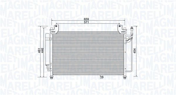 Kondensatorius, oro kondicionierius MAGNETI MARELLI 350203990000