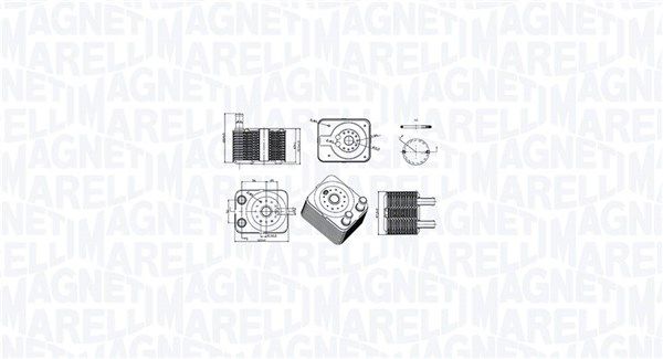 Охолоджувач оливи, моторна олива MAGNETI MARELLI 350300003100