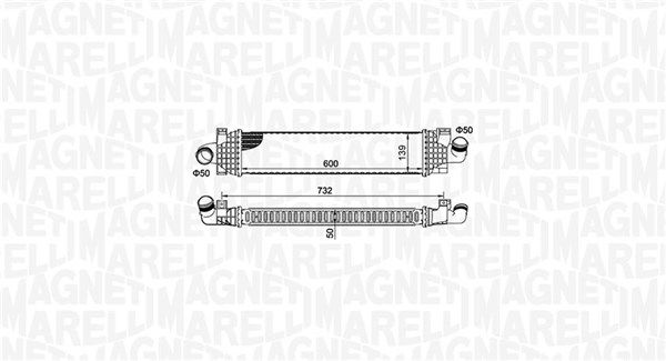 Charge Air Cooler MAGNETI MARELLI 351319204980