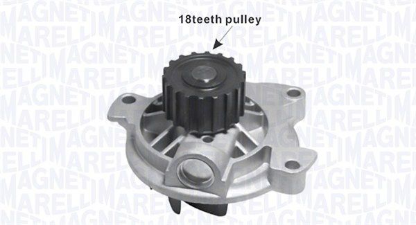 Water Pump, engine cooling MAGNETI MARELLI 352316171172