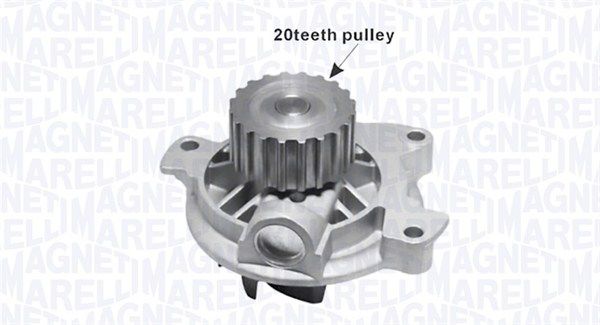 Water Pump, engine cooling MAGNETI MARELLI 352316171183