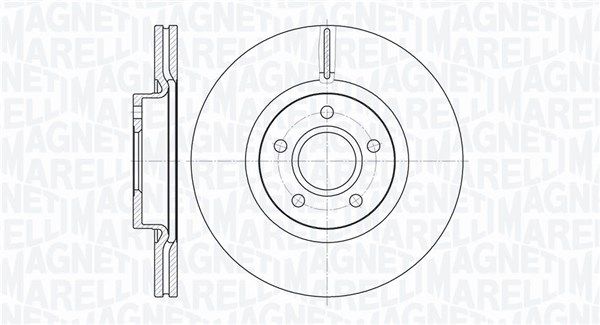 Stabdžių diskas MAGNETI MARELLI 361302040134