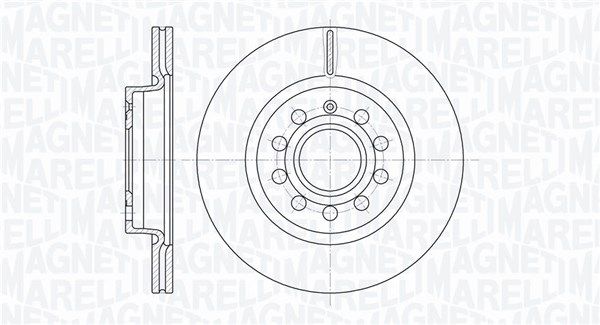 Гальмівний диск MAGNETI MARELLI 361302040152