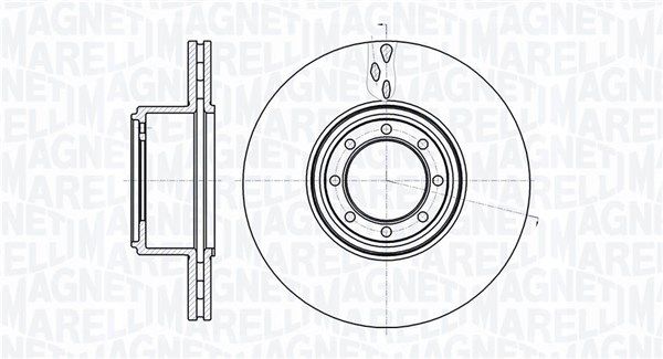 Stabdžių diskas MAGNETI MARELLI 361302040488