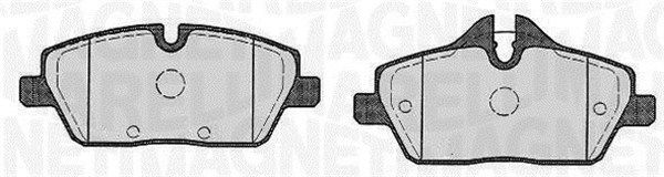 Brake Pad Set, disc brake MAGNETI MARELLI 363916060147